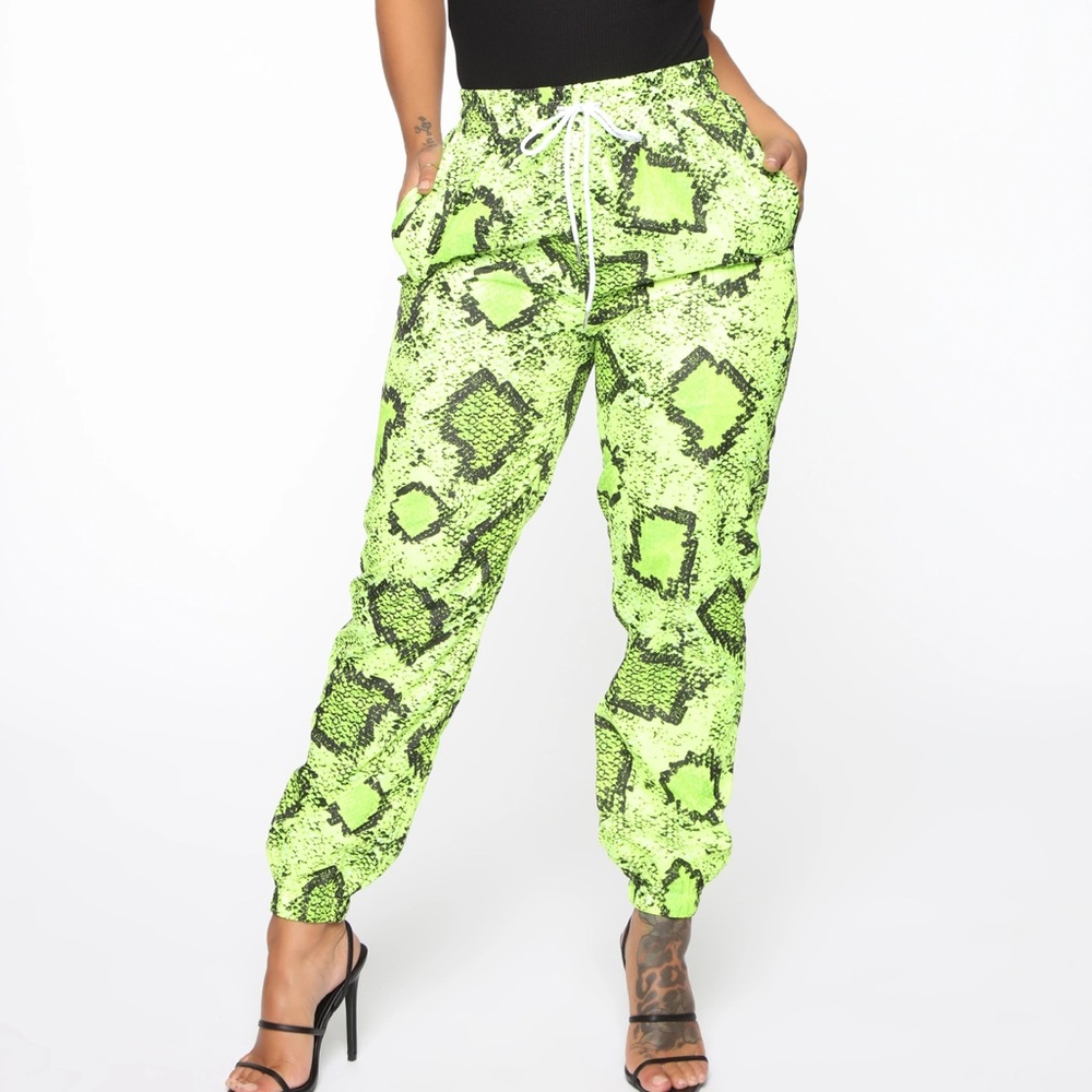 Snake Print Joggers